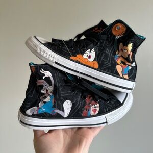 Converse All Stars Tune Squad Space Jam high tops shoes size 1 youth unisex kids